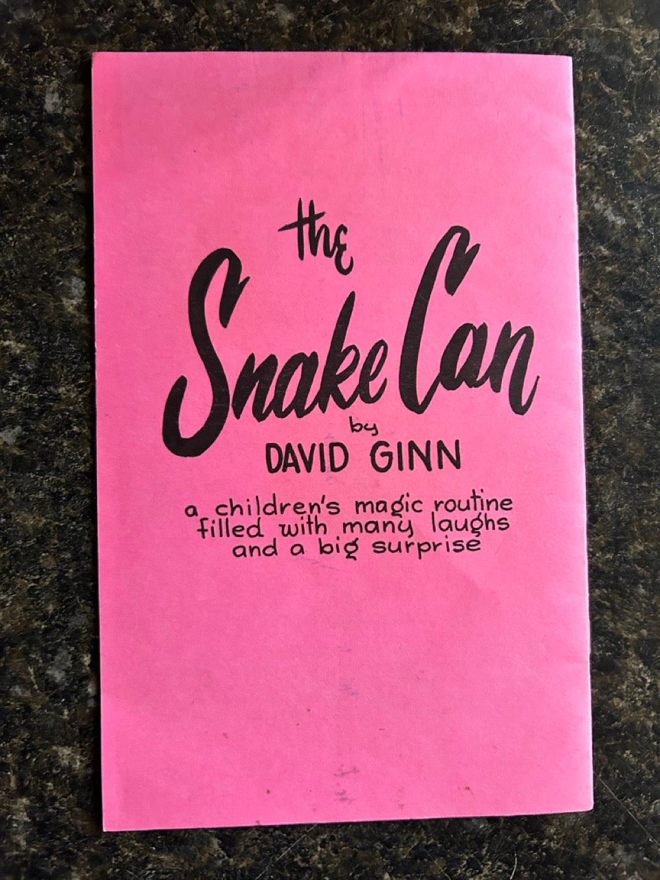 2 Comedy David Ginn Booklets