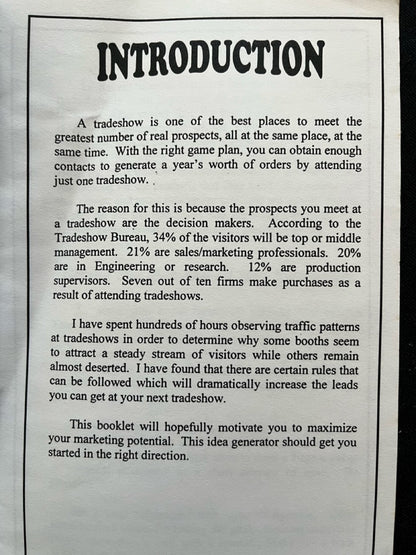 The Ten Secrets to Increase The Leads at Your Next Tradeshow by 200% - Phil Kannon
