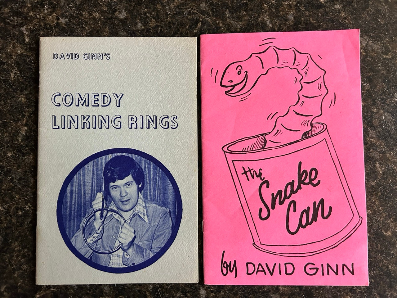 2 Comedy David Ginn Booklets
