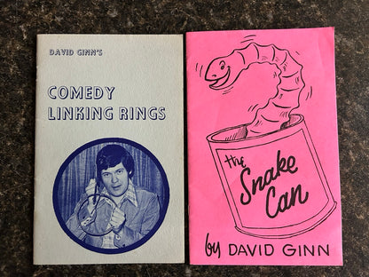 2 Comedy David Ginn Booklets