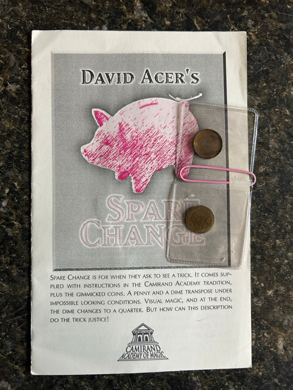 David Acer's Spare Change (D2)