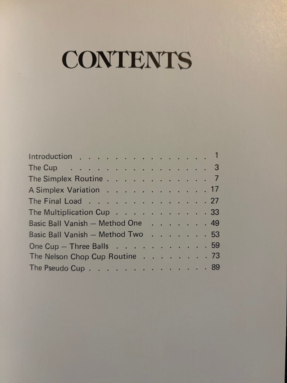 The Chop Cup Book - Mark Wilson & Earl Nelson