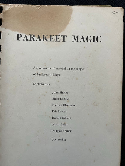 Parakeet Magic - Magic Inc.