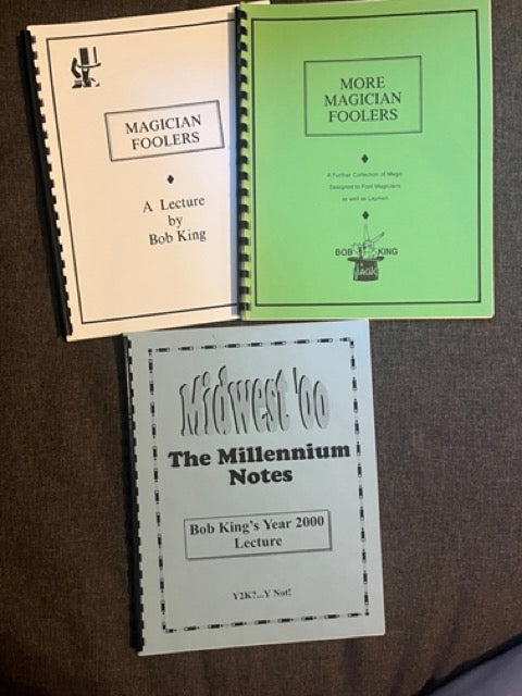 Bob King's Set Of Three Lecture Notes - SIGNED