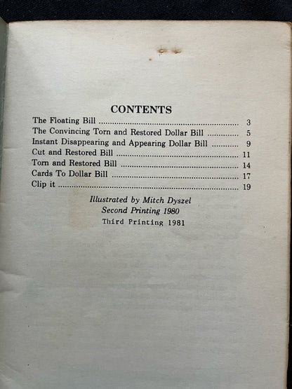 2 Mike Bornstein Money booklets (Set #2)