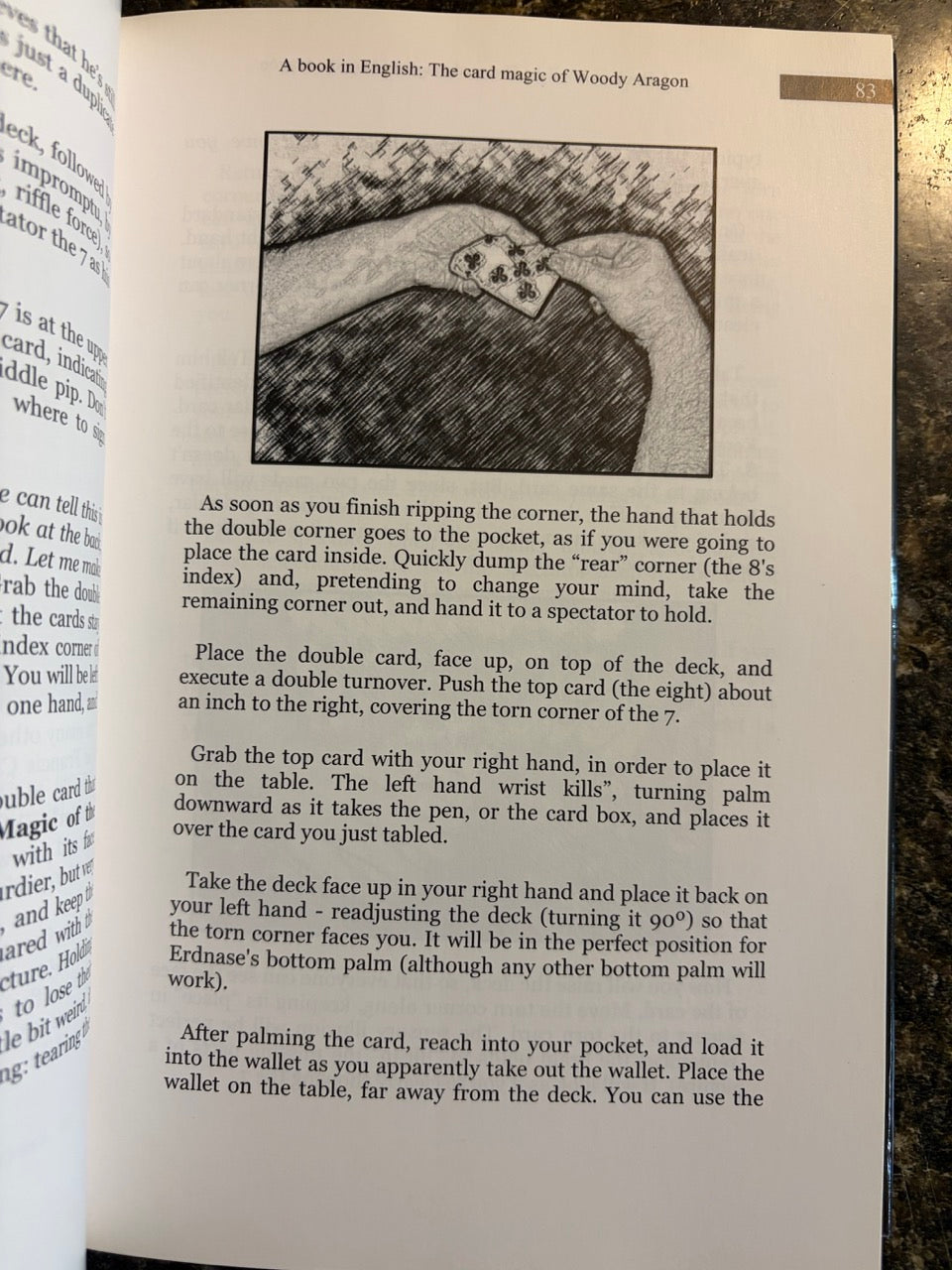 A Book In English - Woody Aragon (LIKE NEW)