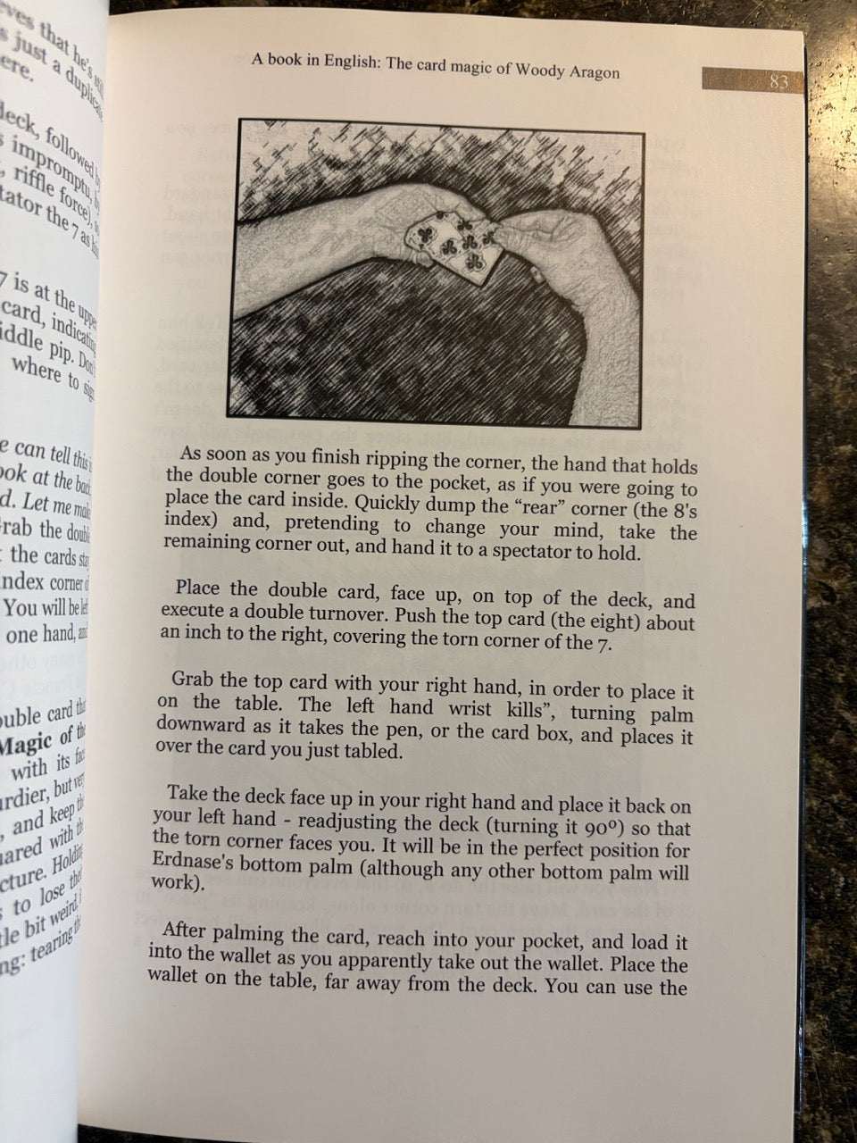 A Book In English - Woody Aragon (LIKE NEW)