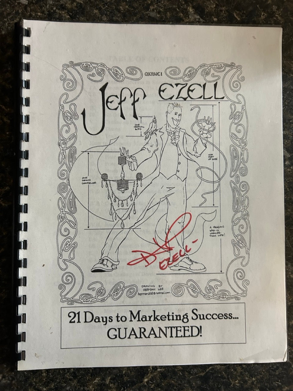 Jeff Ezell's 21 Days to Marketing Success...GUARANTEED! - SIGNED