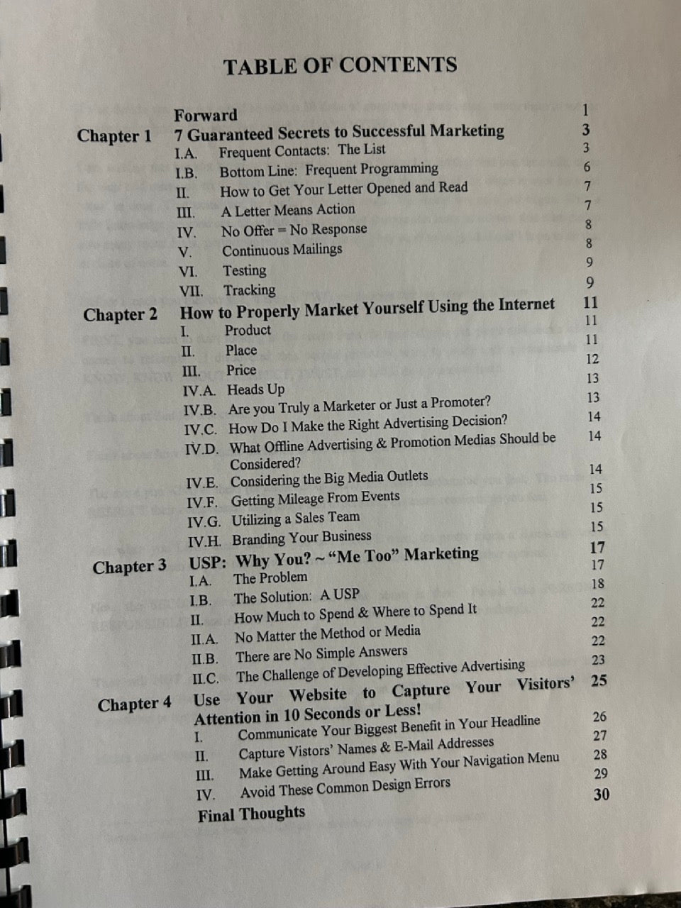 Jeff Ezell's 21 Days to Marketing Success...GUARANTEED! - SIGNED