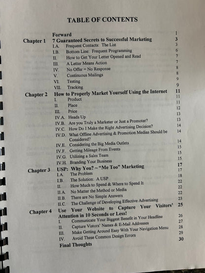 Jeff Ezell's 21 Days to Marketing Success...GUARANTEED! - SIGNED