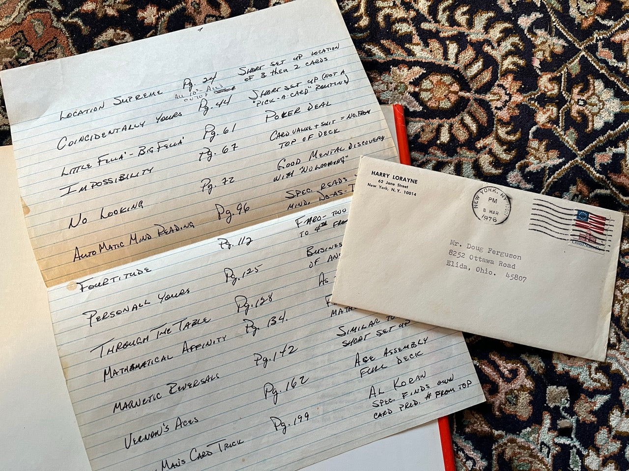 Close-Up Card Magic - Harry Lorayne (HC w/dj)