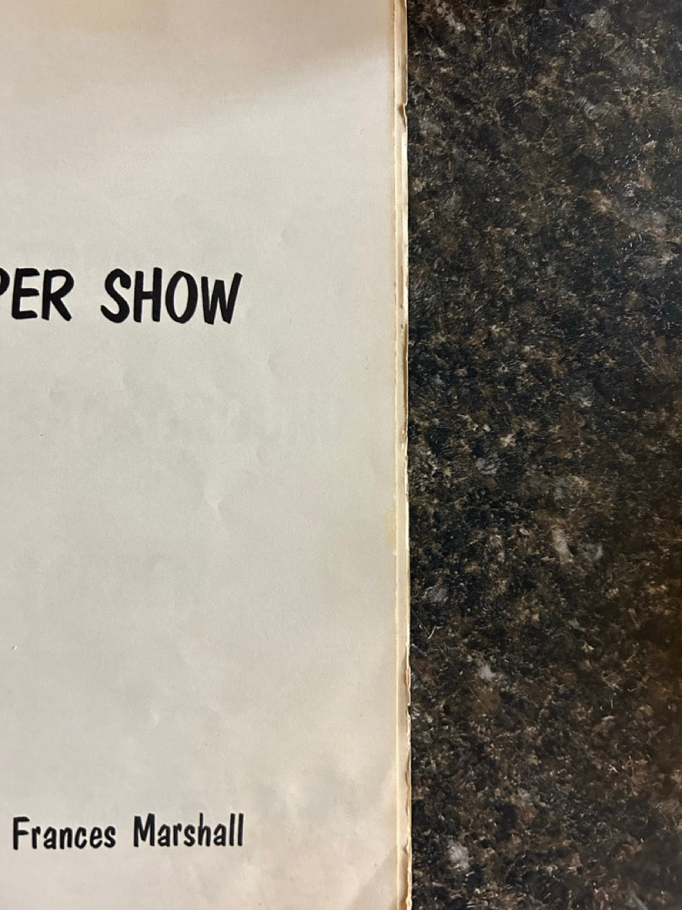 The Super Show - Frances Marshall