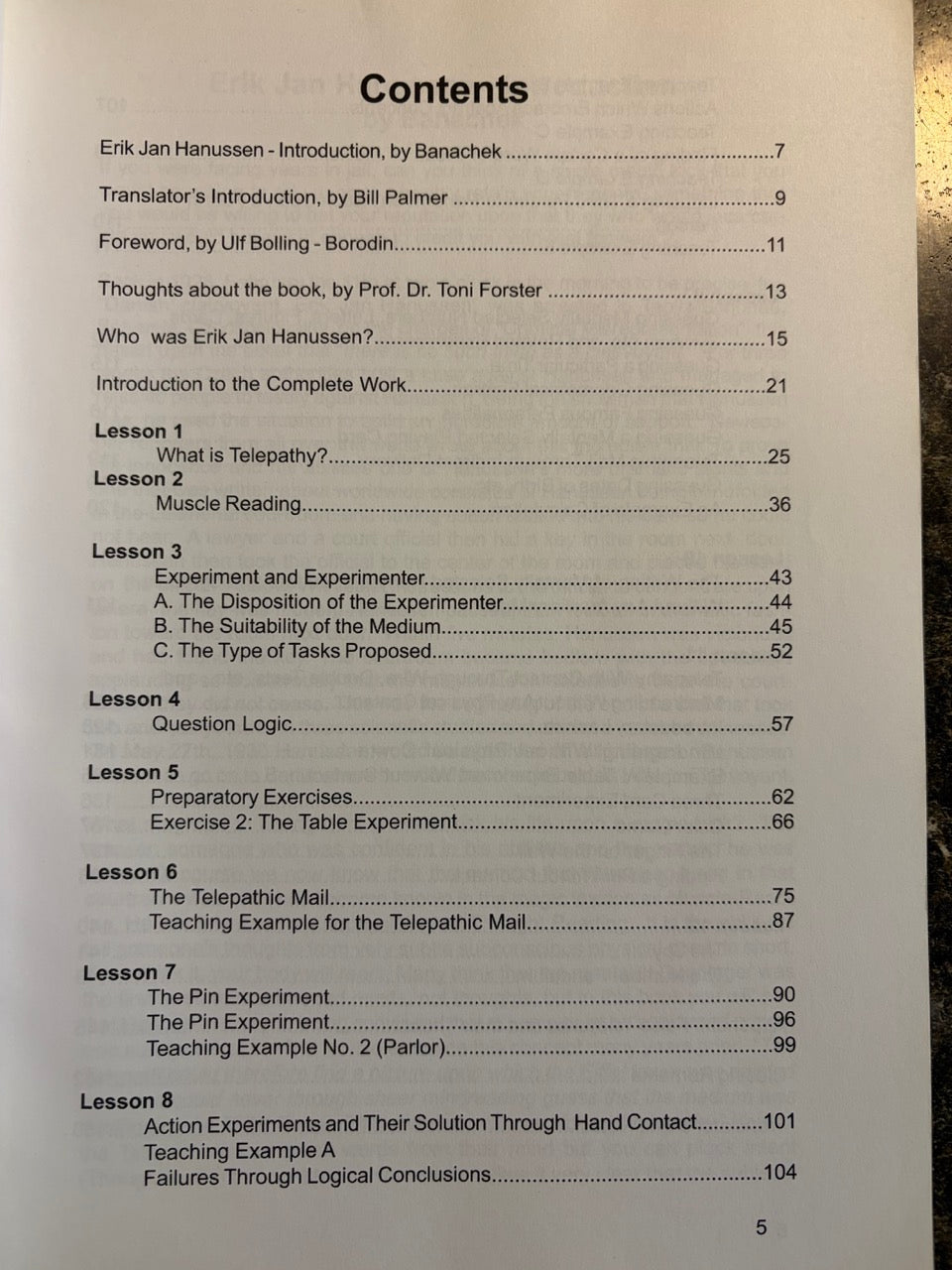 Mind Reading and Telepathy - Erik Jan Hanussen - Steinschneider