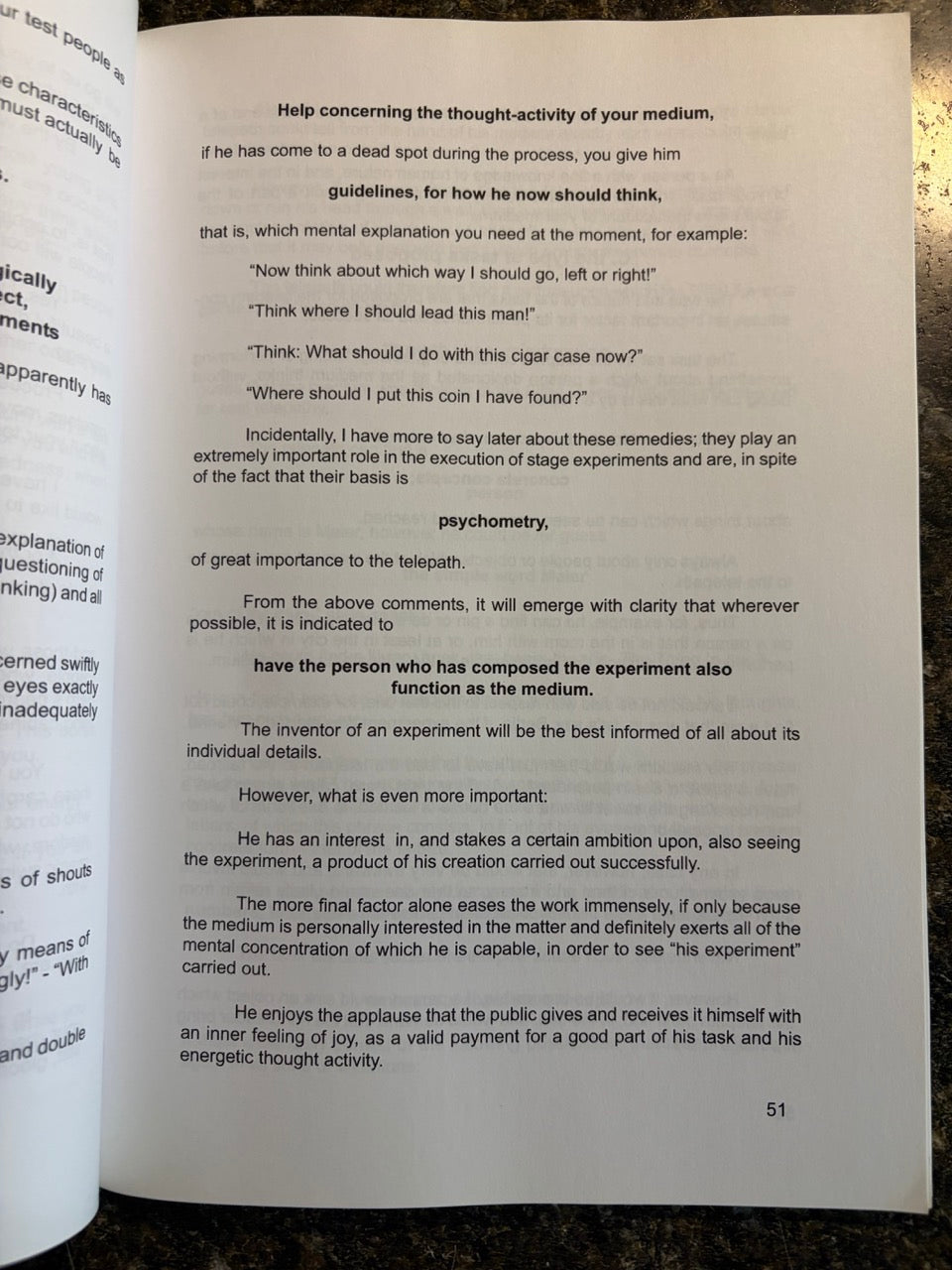 Mind Reading and Telepathy - Erik Jan Hanussen - Steinschneider