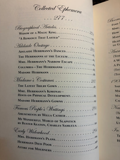 Adelaide Herrmann: Queen of Magic Memoirs (Published Writings and Collected Ephemera)