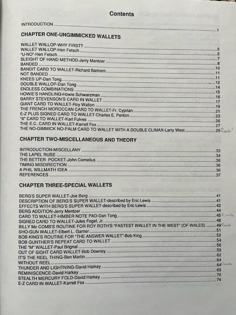 Card To Wallet: The Book - Jerry Mentzer