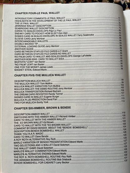 Card To Wallet: The Book - Jerry Mentzer