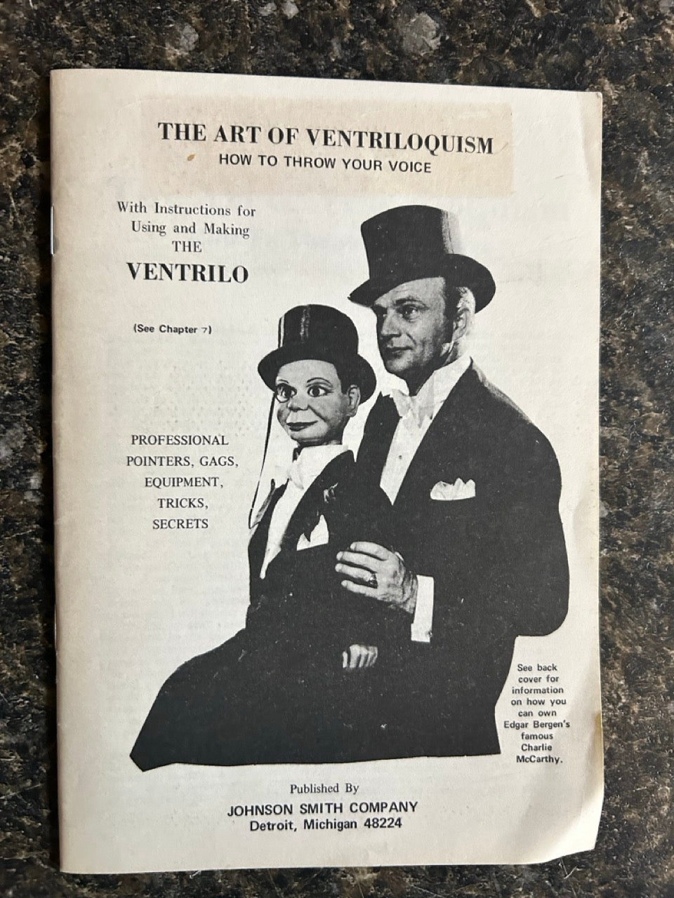 The Art of Ventriloquism - Johnson & Smith Co.