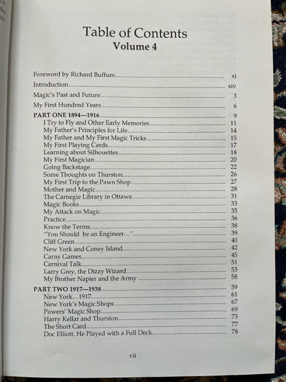 Vernon Chronicles Vol. 4 - He Fooled Houdini, Dai Vernon, A Magical Life - Bruce Cervon