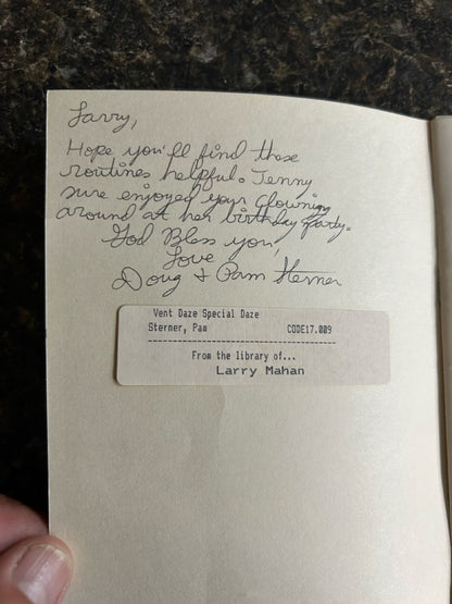 Vent Daze Booklets - Pam Sterner - SIGNED
