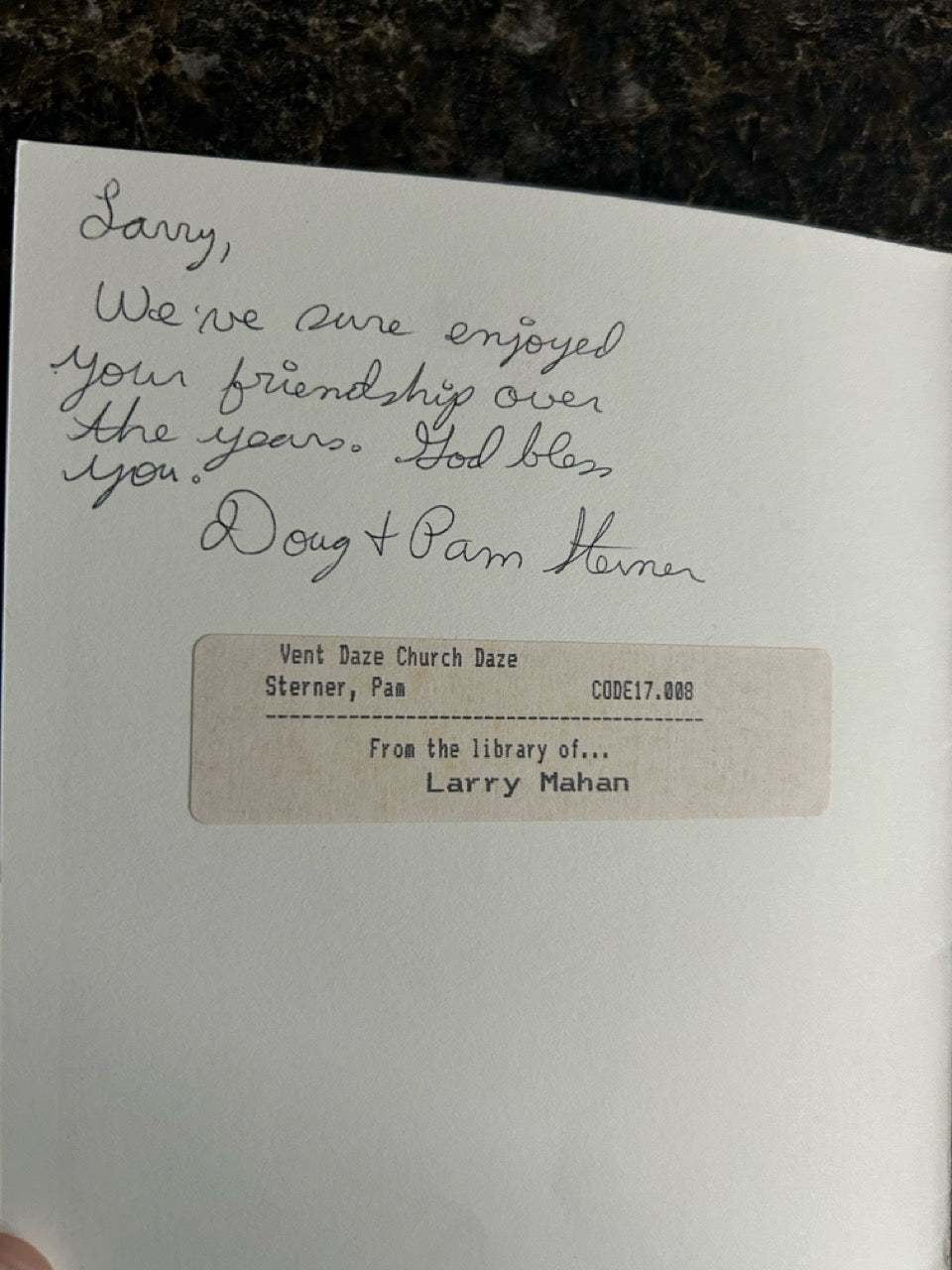 Vent Daze Booklets - Pam Sterner - SIGNED