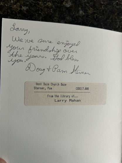 Vent Daze Booklets - Pam Sterner - SIGNED