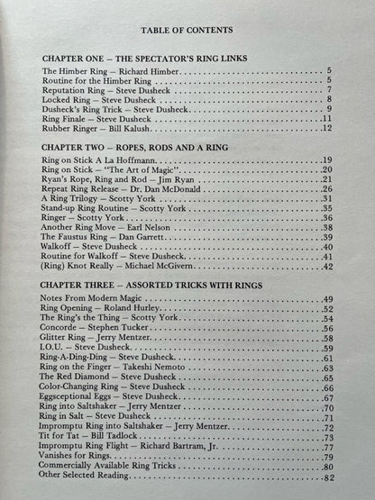 Magic With Finger Rings - Jerry Mentzer (Hardcover)