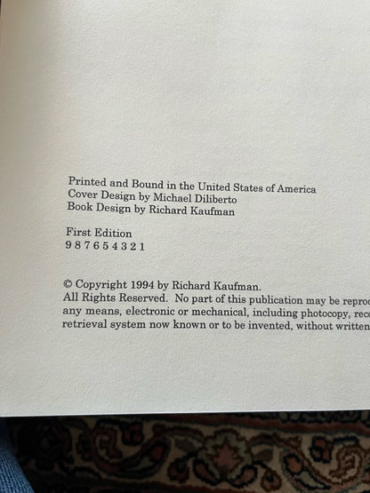 Paul Gertner's Steel And Silver - Richard Kaufman - SIGNED (1st ed.)