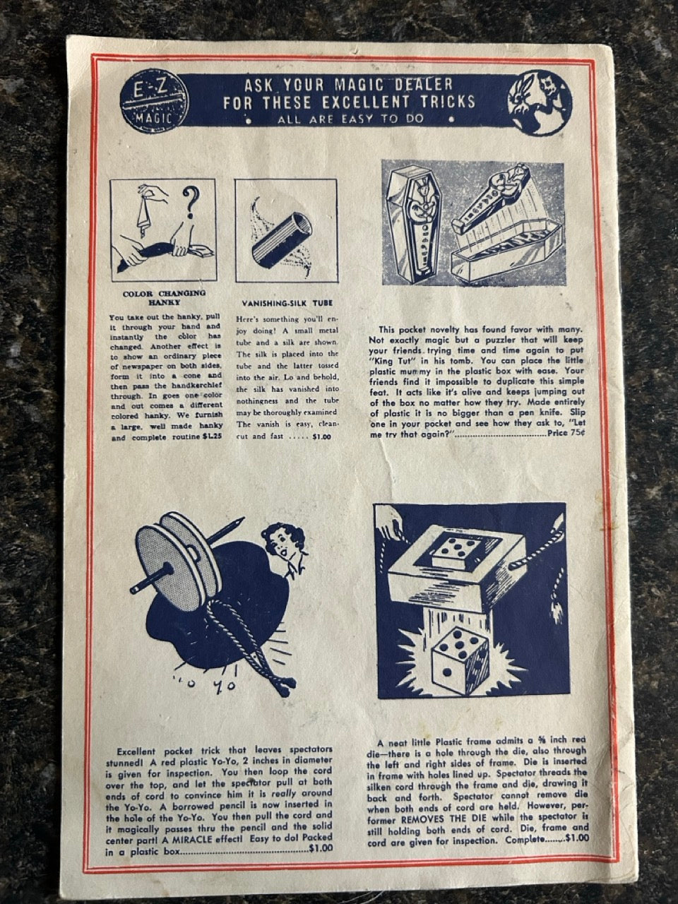 102 E-Z Magic Tricks - D. Robbins (1944 edition)