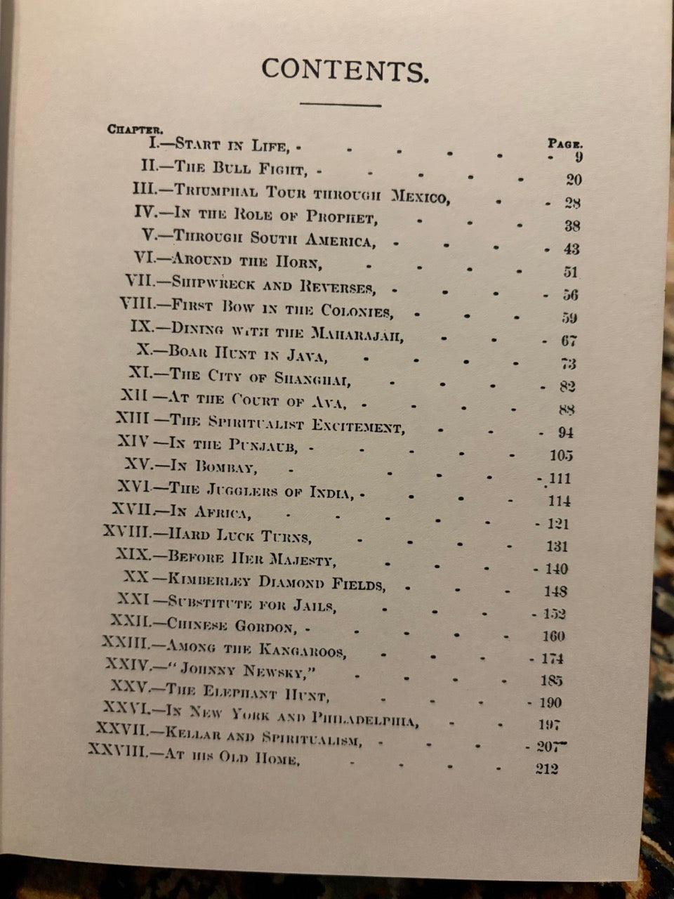 A Magician's Tour - Harry Kellar (LIKE NEW)