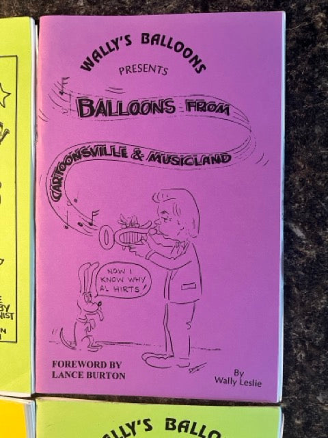 Balloon Book Lot #1  (6 Booklets) = Wally Leslie