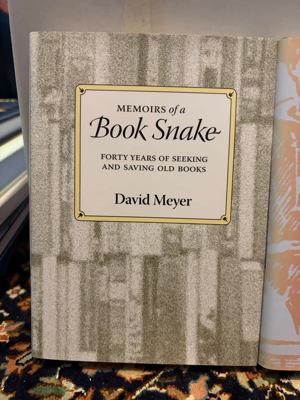 Inclined Toward Magic & Memoirs of a Book Snake - David Meyer - SIGNED