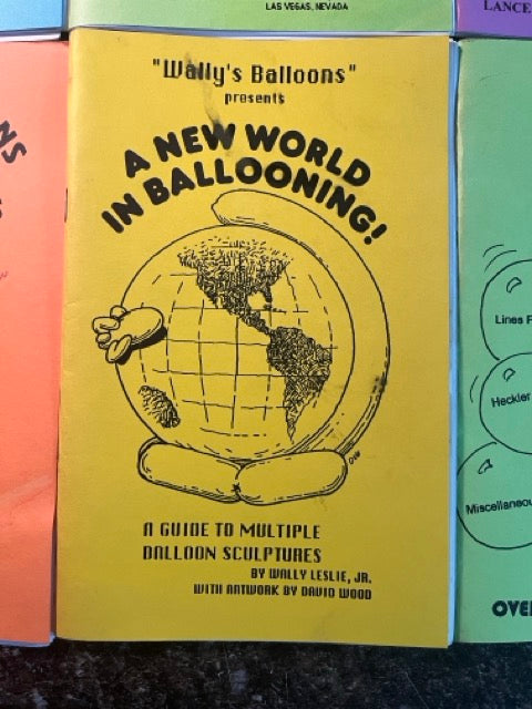 Balloon Book Lot #1  (6 Booklets) = Wally Leslie