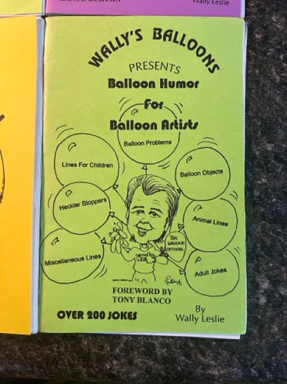 Balloon Book Lot #1  (6 Booklets) = Wally Leslie