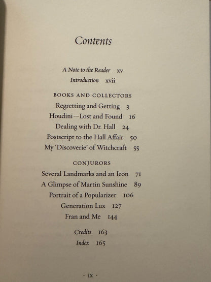 Inclined Toward Magic & Memoirs of a Book Snake - David Meyer - SIGNED