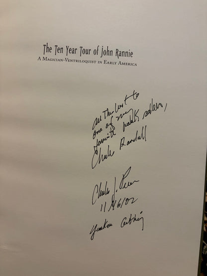 The Ten Year Tour of John Rannie - Charles Pecor (Signed)