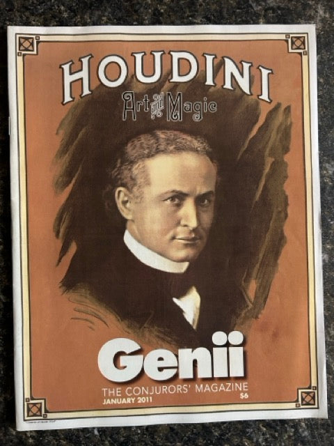 Genii Magazine January 2011 (Houdini Art & Magic)