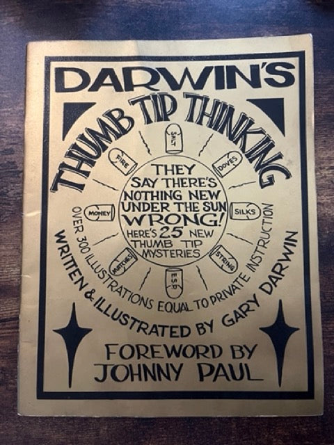 Darwin's Thumb Tip Thinking - Gary Darwin - SIGNED