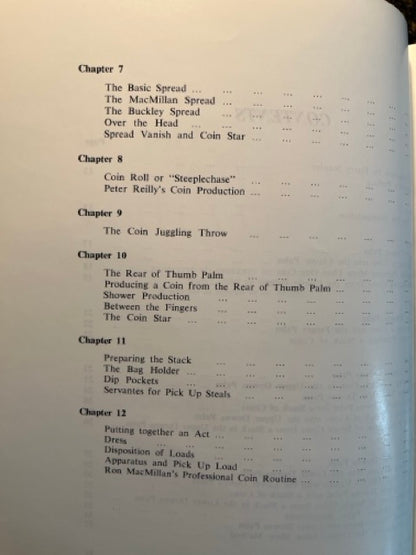 Ron MacMillan's Modern Art of Coin Manipulation - Walt Lees - SIGNED