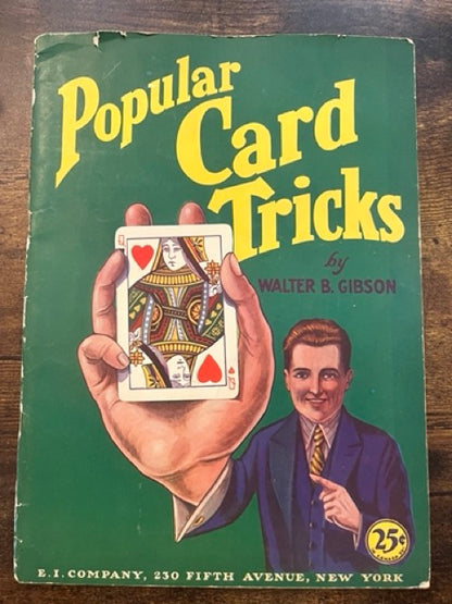 Popular Card Tricks - Walter B. Gibson - Original