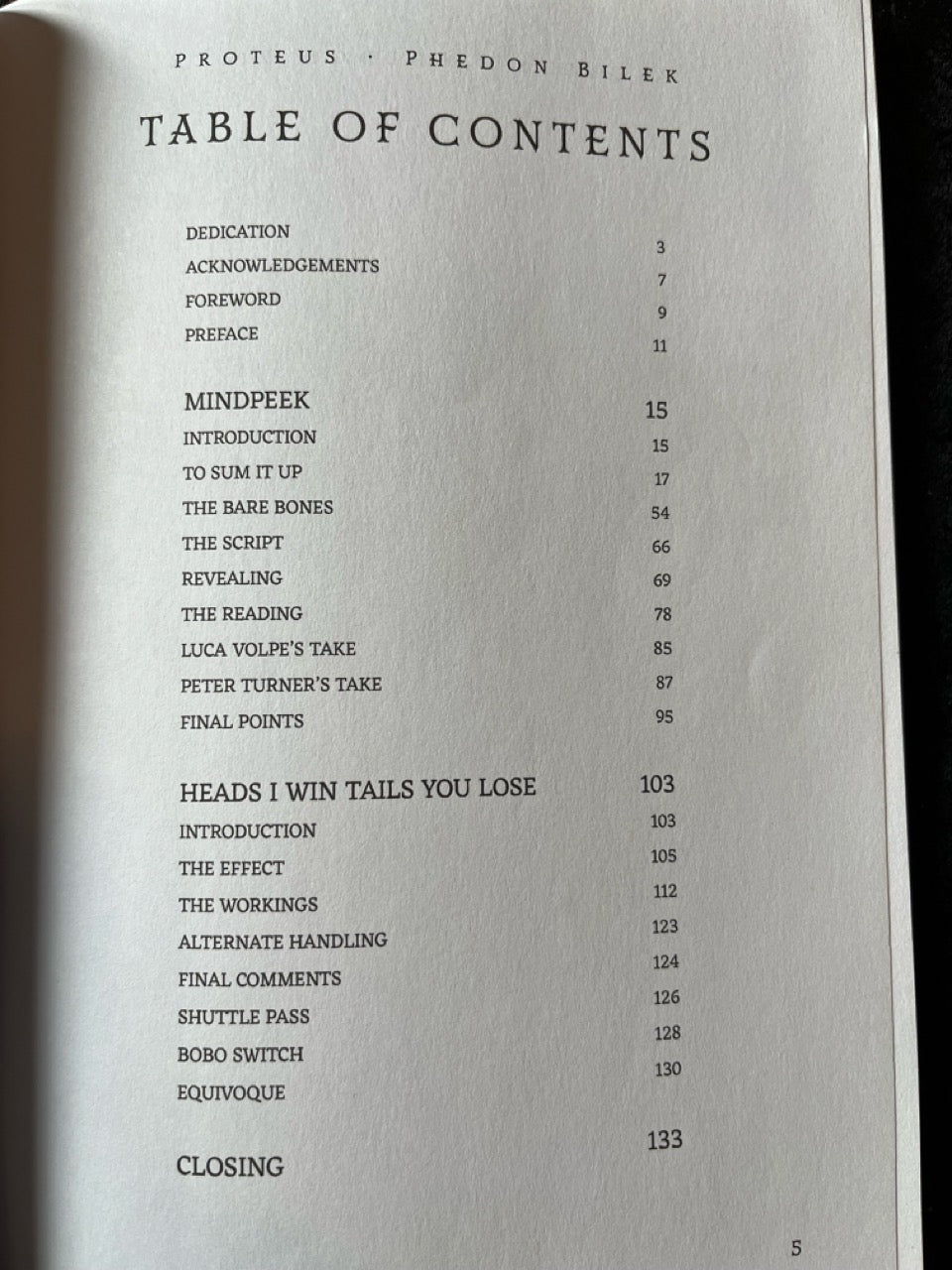 Proteus - Phedon Bilek