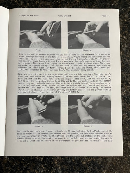 Masters of Magic vol. 1, no. 1 Gary Ouellet's Fabulous Finger on the Card - Gary Ouellet