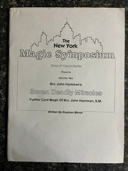 NY Magic Symposium, Volume 2: Bro. John Hamman's Seven Deadly Miracles - Stephen Minch