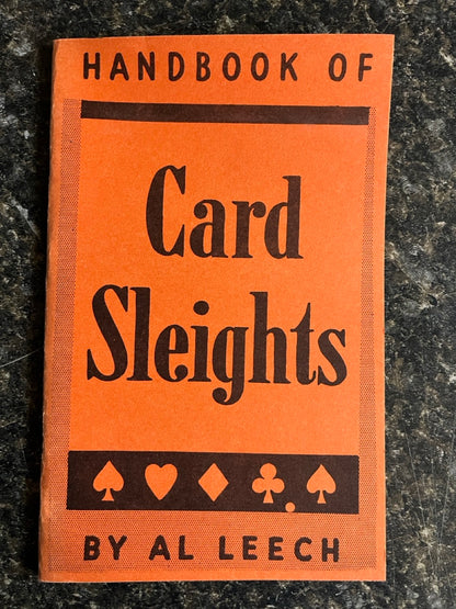 Handbook of Card Sleights - Al Leech
