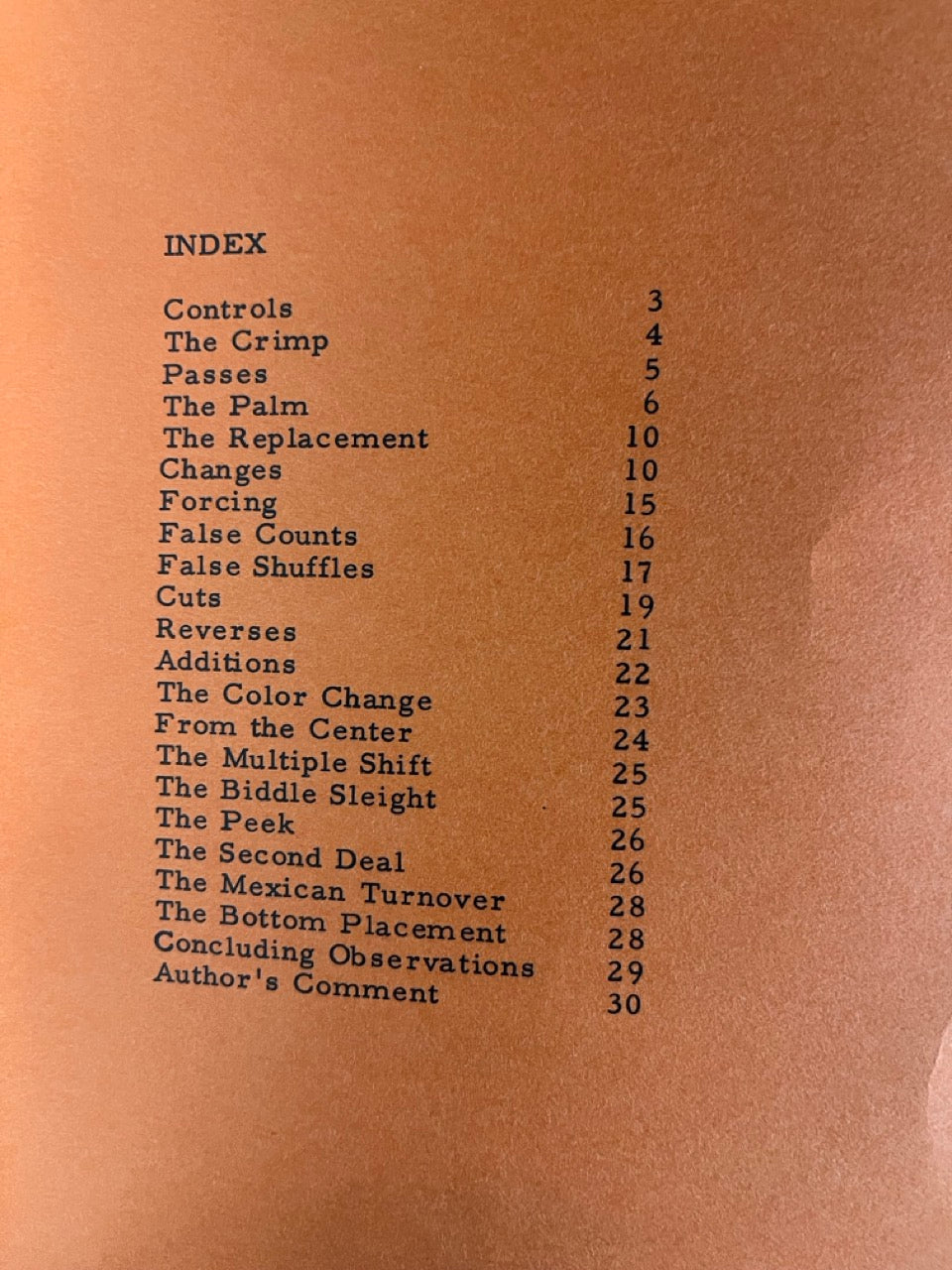 Handbook of Card Sleights - Al Leech