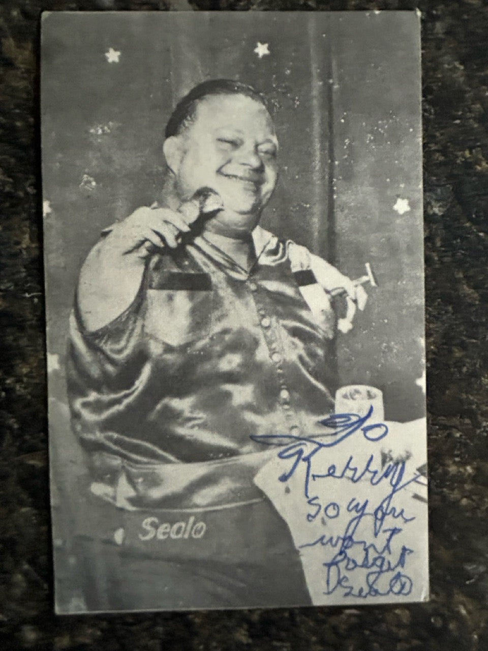 2 "Sealo" SideShow Photos (Both are SIGNED)