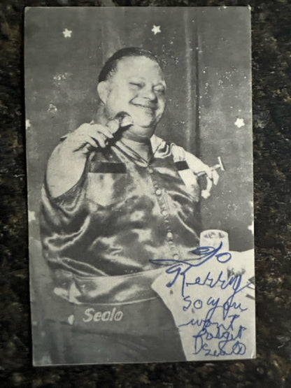 2 "Sealo" SideShow Photos (Both are SIGNED)