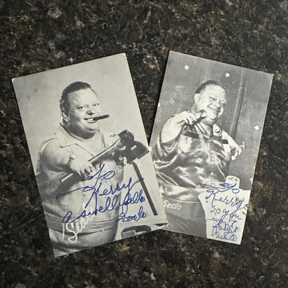 2 "Sealo" SideShow Photos (Both are SIGNED)