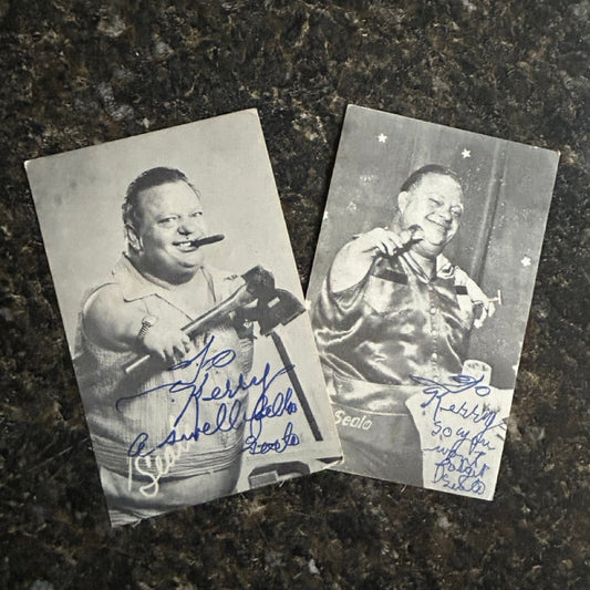 2 "Sealo" SideShow Photos (Both are SIGNED)