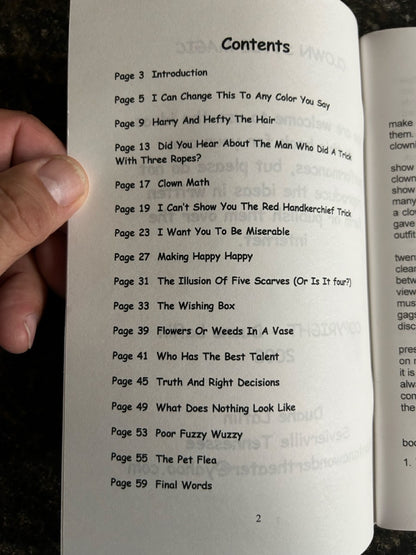 3 Clowning Booklets - Various Authors